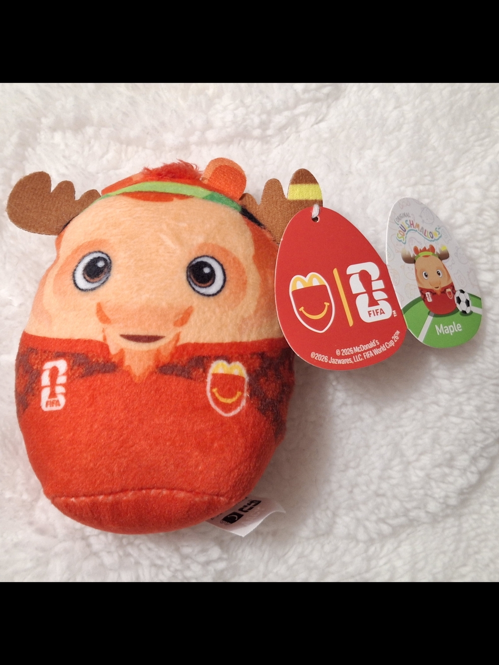 McDonald’s Maple Plush Toy - Orange and Red Kids Stuffed Animal